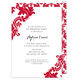 Red Damask Invitations Image 11 of 12